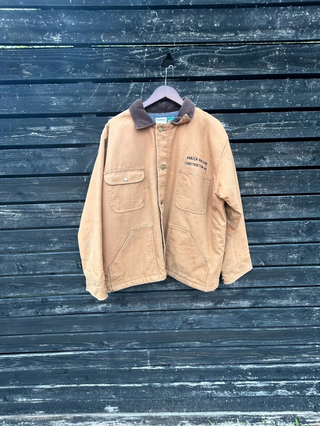 Vintage Wear Guard ダック ワークジャケット “ARNZEN BUILDING CONSTRUCTION”