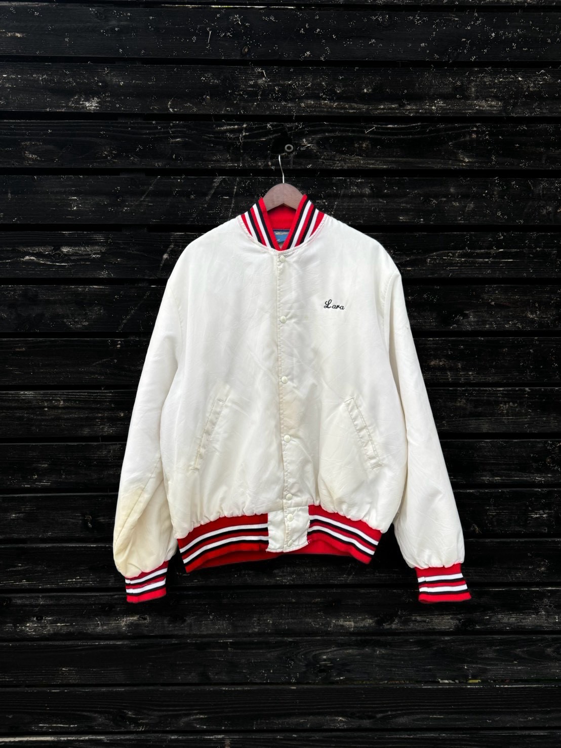 Gem Sportswear ヴィンテージ スタジャン MARINIER 1994 STATE CHAMPS ホワイト